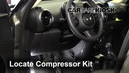 2013 Mini Cooper Countryman S ALL4 1.6L 4 Cyl. Turbo Levantar auto Usar el gato para levantar el auto